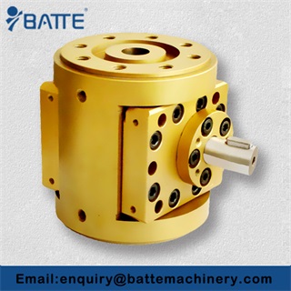 Circular melt pump for plastic extruder